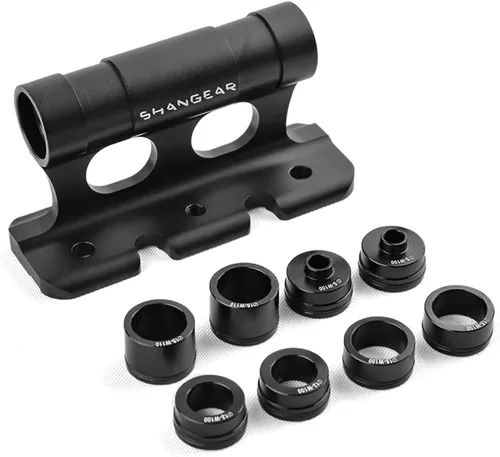 Vista 6 de Soporte de bicicleta de montaje, clip fijo para horquilla delantera de bicicleta, bloque de bicicleta de montaje en horquilla con adaptador de 4