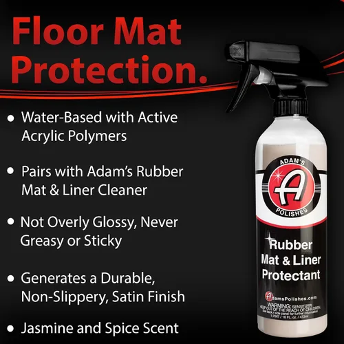 Vista 3 de Adam's Polishes Alfombrilla de goma y protector de forro (combo limpiador y protector)