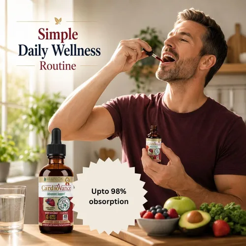 Vista 6 de Rejuvica Health CardioVance - Suplemento de apoyo cardíaco - Entrega líquida para una mejor absorción - Espino, hibisco, arjuna, hoja de olivo