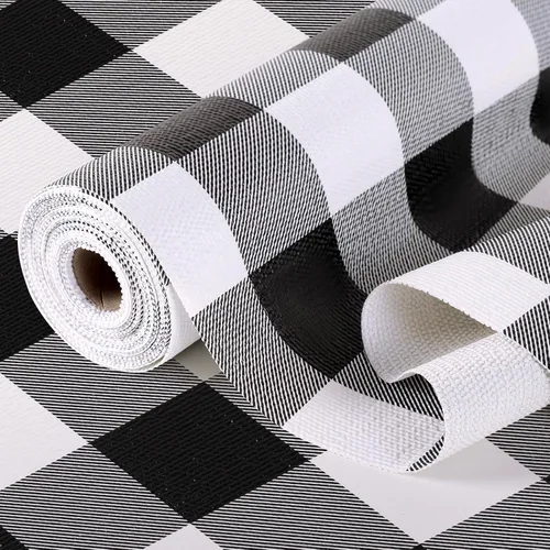 Vista 9 de Revestimiento de estante para armarios de cocina, forros de cajones no adhesivos antideslizantes de agarre fuerte, papel grueso para estantes