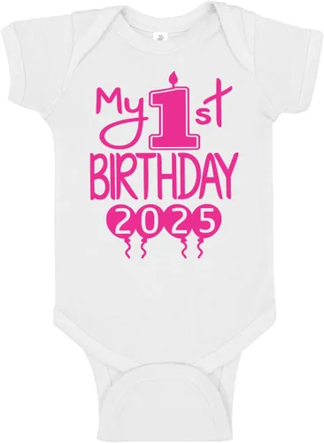 Vista 28 de Reaxion Traje de cuerpo entero hecho a mano para bebé niño y niña, mi primer cumpleaños 2024