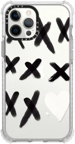 Vista 10 de CASETiFY Ultra Impact - Funda para iPhone 12 Pro Max (protección contra caídas de 9.8 pies), estampado de vaca, transparente