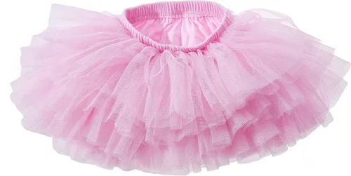 Vista 3 de Falda tutú para niña pequeña de 6 capas de tul tutús 1-8T