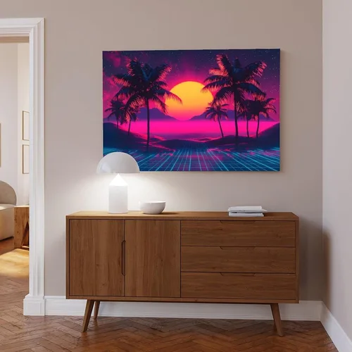Vista 6 de ZMLIS Synthwave Subculture Wall Art – 80s Inspired Neon Retro Print – Aesthetic Alternative Poster for Modern Home Decor Poster for Room Aesthetics