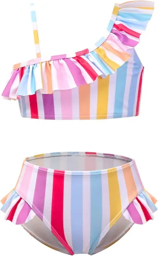 Vista 68 de CHILDRENSTAR Trajes de baño de dos piezas para niñas, traje de baño de playa y piscina