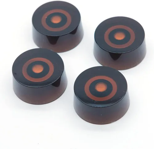 Vista 5 de Juego de 4 pomos de control de tono de volumen de velocidad para guitarra eléctrica, compatibles con Les Paul LP Style Electric Guitar Parts Parts