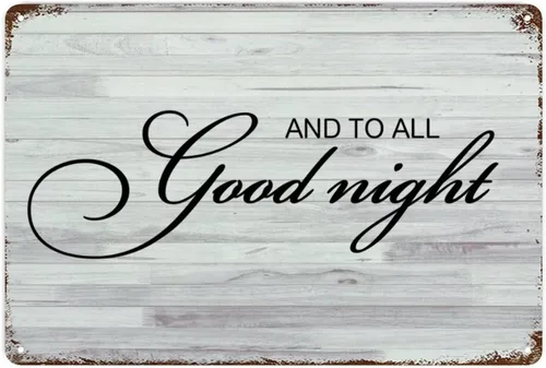 Vista 8 de LUIJORGY Cartel de metal con letras familiares con frase "Always Kiss The Dog" Goodnight" de grano de madera positiva, placa de metal retro