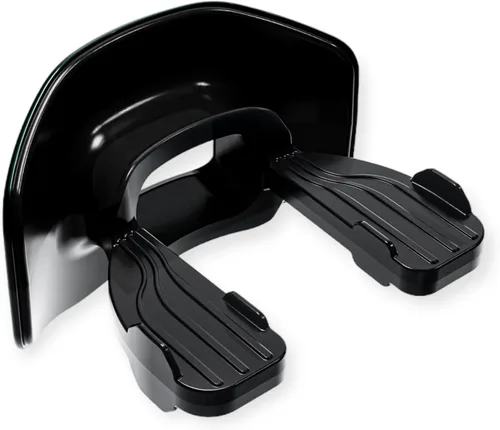 Vista 5 de Protector bucal de fútbol X0 – Protector de labios – Negro Bionic – Absorción de golpes – Talla única