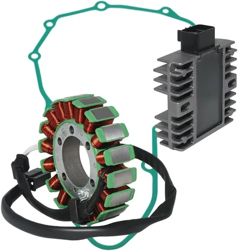 Vista 6 de Bobina de estator, rectificador regulador, juego de juntas para Kawasaki EX650 ER-6F, para Kawasaki ER400 ER-4N para Kawasaki Ninja 400R EX400