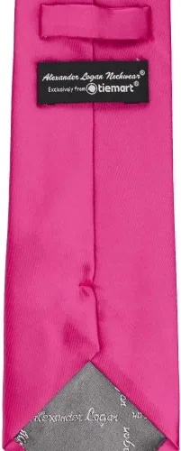 Vista 505 de tiemart Corbata de color sólido para hombre Longitud estándar