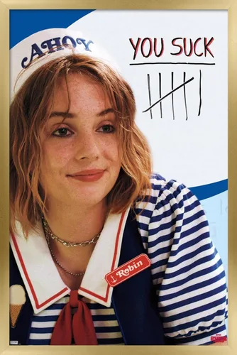 Vista 18 de Trends International Netflix Stranger Things 3 - Póster de pared, 14.725 x 22.375 pulgadas, versión enmarcada en madera de granero