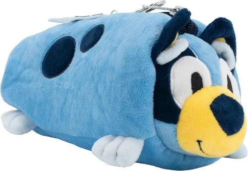 Vista 11 de AI ACCESSORY INNOVATIONS Bingo - Funda de almacenamiento multifunción de felpa suave, diseño de peluche Bluey con características 3D, color naranja