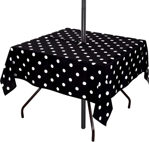 Vista 23 de Poise3EHome - Mantel impermeable antiderrames para exteriores e interiores, para camping, picnic, té de la tarde, asados, flores