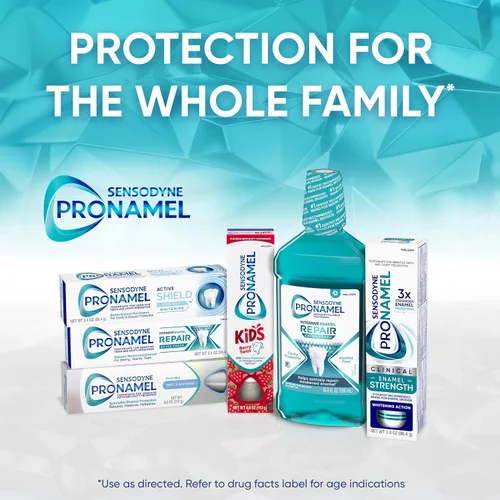 Vista 13 de Sensodyne Pronamel Active Shield Pasta Dental Blanqueadora de Esmalte, Menta Fresca - 3.4 onzas x 3 Ayuda a defenderse contra las caries