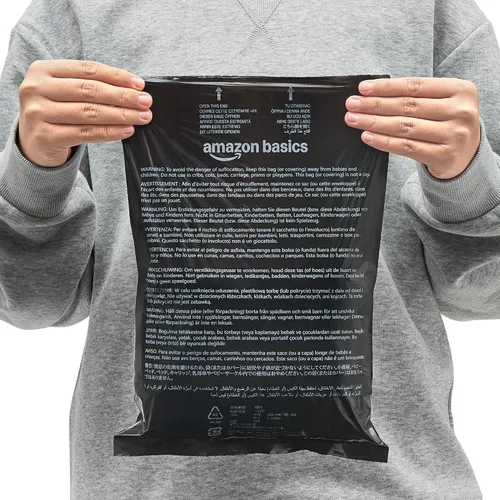 Vista 3 de Amazon Basics Bolsas para excrementos de perro, 120 unidades, mejoradas para garantizar a prueba de fugas, sin perfume, color negro