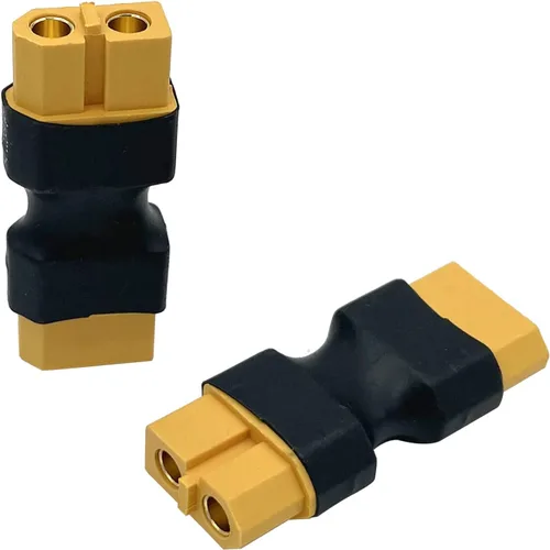 Vista 5 de Paquete de 4 conectores XT60 hembra a hembra sin adaptador de cable, adaptador de conector XT60 para RC FPV Car Plane Drone LiPo batería