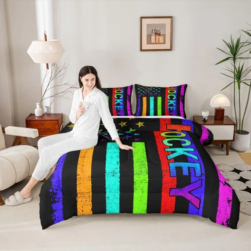 Vista 72 de Juego de ropa de cama de baloncesto para niños y adolescentes, juego de edredón deportivo para niños, tamaño matrimonial, suave, ligero, decoración
