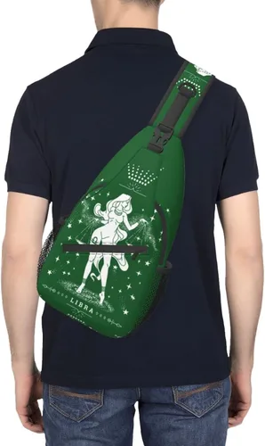 Vista 6 de Regalos del zodiaco para mujer, bolsa de pecho con correa del zodiaco, bolsas del zodiaco para mujer, bolsas cruzadas del zodiaco, bolsas cruzadas