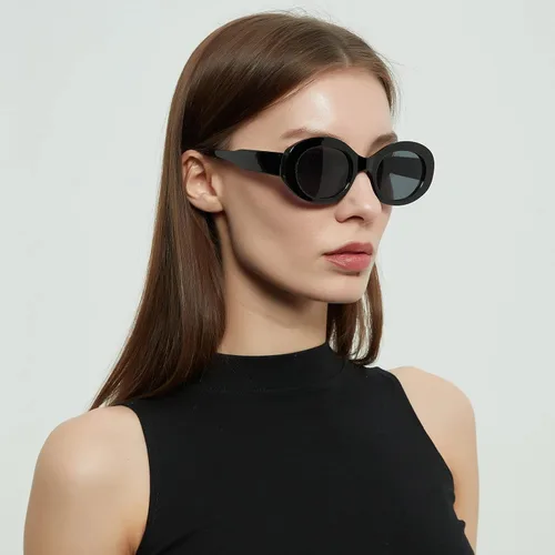 Vista 4 de mosanana Gafas de sol de moda Clout para mujer