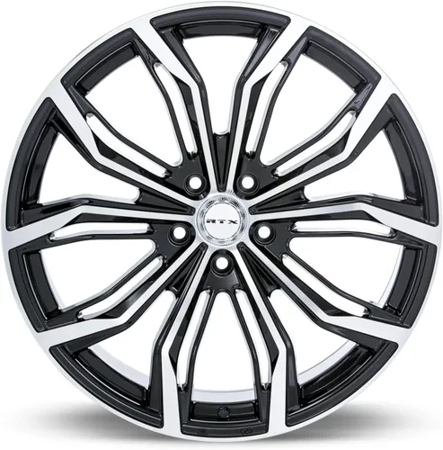 Vista 2 de RTX® (RTX) • 081925 • Black Widow • Negro Mecanizado • 17x7.5 5x114.3 ET42 CB73.1