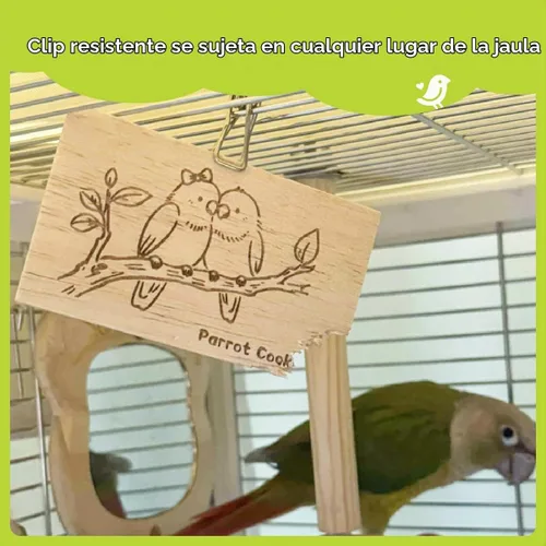 Vista 5 de Juguetes masticables de madera de balsa natural, paquete de 10 rebanadas de madera suave con impresiones