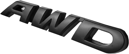Vista 4 de OnlyYou.X AWD Emblema 3D Logo AWD calcomanía gruesa para camioneta universal y automóvil, 6 pulgadas de largo, 1 pieza de metal negro