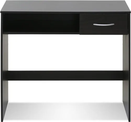 Vista 6 de FURINNO Jaya - Escritorio de estudio para computadora con cajón, marrón