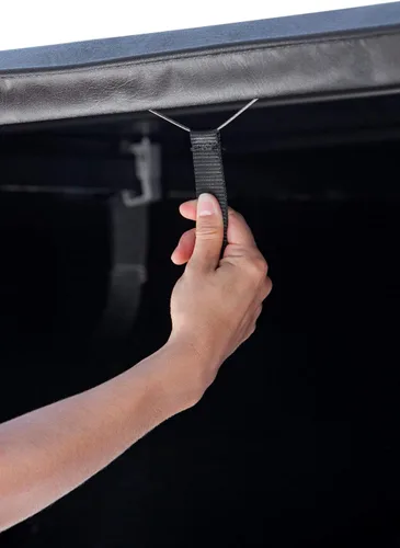 Vista 9 de LEER ROLLITUP Compatible con GM Chevy Silverado/GMC Sierra 2019-2023 con caja de 78 pulgadas Cubierta Tonneau suave enrollable 4R301 Perfil