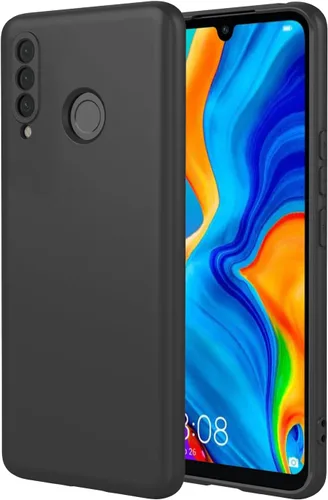 Vista 13 de Funda para Huawei P30 LITE, funda de silicona líquida, forro de microfibra antiarañazos, a prueba de golpes, compatible con Huawei P30 Lite (A)