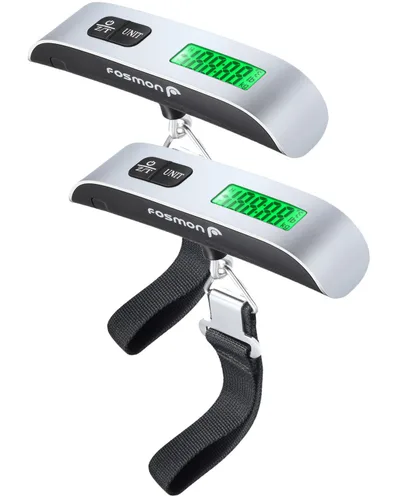 Vista 10 de Fosmon Báscula digital de equipaje, báscula de equipaje de maleta de 110