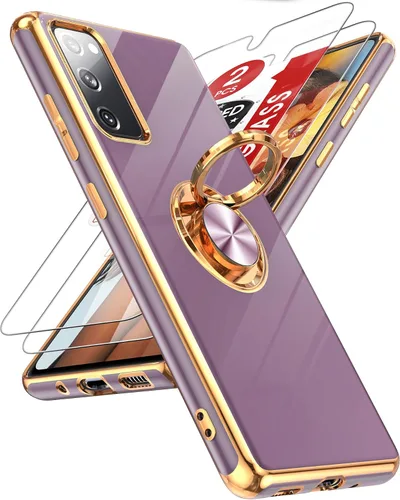 Vista 23 de LeYi Funda para iPhone XR: con Protector de Pantalla de Vidrio Templado [Paquete de 2] Soporte de Anillo Giratorio de 360°, Soporte Magnético