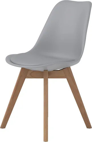 Vista 6 de Coaster Home Furnishings Caballo 110132 - Silla de comedor (polipropileno, 2 unidades), color gris
