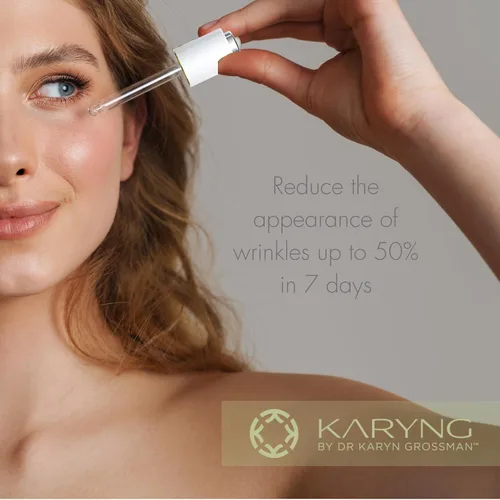 Vista 3 de Karyng ProVerte - Suero antienvejecimiento, hidratante facial reafirmante y suavizante con aceite de jojoba, tratamiento facial ligero para líneas