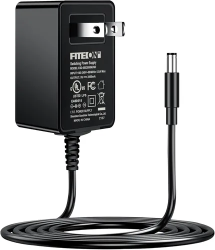 Vista 7 de Adaptador CA/CC de 5 V + cable USB de repuesto para Launch CRP123X CRP129X CRP123E CRP129E Herramienta de escáner de diagnóstico con certificación UL