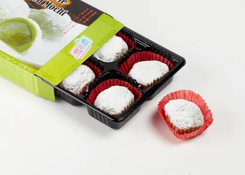 Vista 4 de Pastel de arroz japonés Mochi Daifuku (té verde) 7.4 oz / 210 g (paquete de 1)