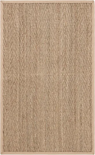 Vista 2 de Safavieh Colección de fibra natural NF115P - Alfombra (fibra natural), color gris, Fibras naturales