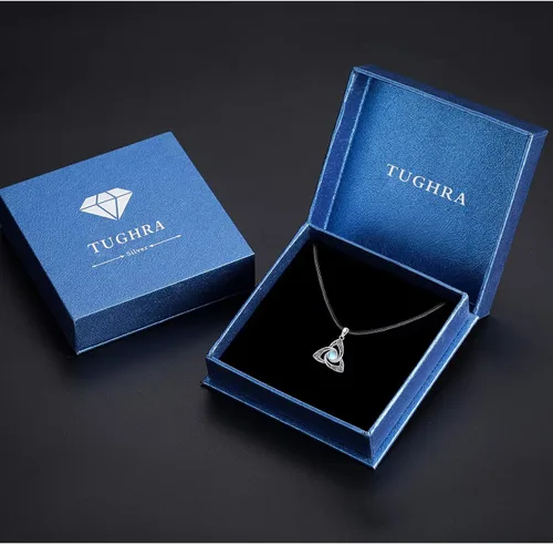 Vista 7 de TUGHRA S925 Sterling Silver Pendant Necklaces for Women Moonstone Necklaces Dainty Moonstone Necklace Jewelry Gifts for Her Women Teen Girls