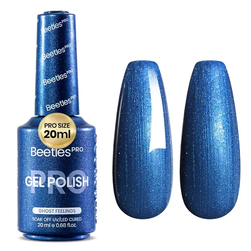 Vista 23 de Beetles PRO - Esmalte de gel blanco, color blanco de 0.7 fl oz A - Creme White Ansiedad de calma