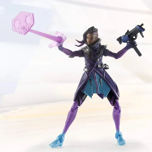 Vista 9 de Hasbro Gaming E6487AS00 Overwatch Ultimates Series Sombra - Figura de acción coleccionable de 6 pulgadas Overwatch - Figura de acción de 6