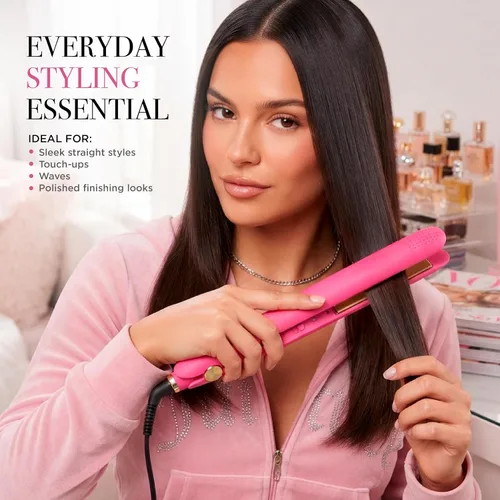 Vista 4 de Juicy Couture - Plancha plana de cerámica con calor ajustable