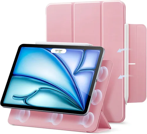 Vista 14 de ESR Funda para iPad Pro de 11 pulgadas, iPad Pro 11 Funda Folio (2022/2021/2020, 4ª/3ª/2ª generación), conexión magnética conveniente, soporte de 2