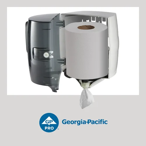 Vista 3 de GP PRO (Georgia-Pacific) - Dispensador universal de toallas de papel y limpiaparabrisas, negro, 54050, 10.25 pulgadas de ancho x 10.75 pulgadas