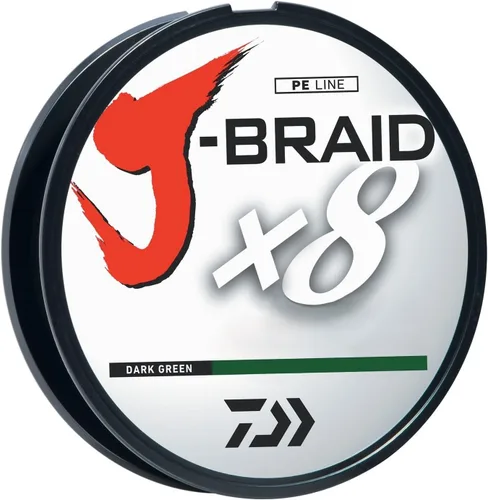 Vista 10 de Línea Trenzada Redonda Tejida de 8 Hilos Daiwa J-Braid 300M
