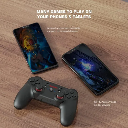 Vista 8 de GameSir T3s - Controlador inalámbrico para juegos para Windows PC, Android TV Box, iOS y Android