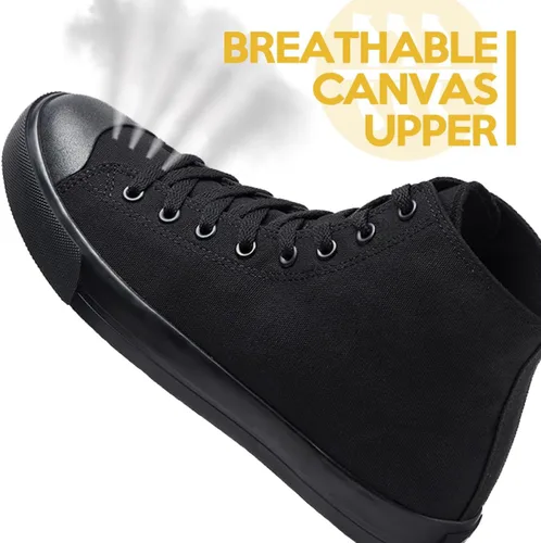 Vista 4 de Zapatos de trabajo antideslizantes para hombres y mujeres, tenis unisex resistentes al aceite y al agua para fabricantes de servicios de alimentos