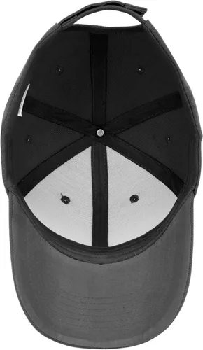 Vista 6 de Gorras de béisbol con correa trasera ajustable, lisas, negras, 12