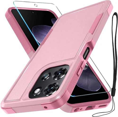 Vista 22 de Funda compatible con Moto G 5G 2024, cuerpo completo, resistente, resistente, a prueba de golpes, con correa de cordón, protector de pantalla