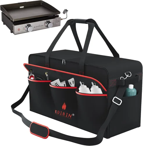 Vista 14 de Bolsa de Transporte para Plancha de 17 Pulgadas Compatible con Plancha de Mesa Blackstone 1814 de 17 pulgadas con Tapa, Compatible Exclusivamente