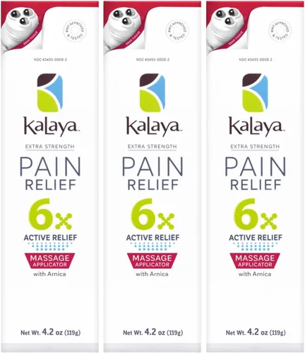 Vista 10 de Kalaya Crema para aliviar el dolor con árnica de acción rápida para aliviar el dolor articular y muscular, 6 ingredientes naturales, aplicador