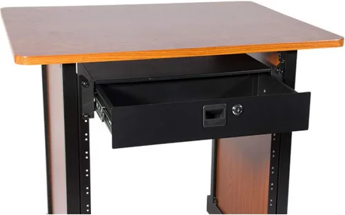 Vista 3 de OnStage RDLS2000 - Cajón de estante con bloqueo de 2U, poco profundo (RDLS 2000)